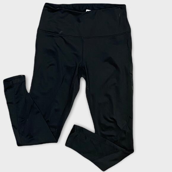 Z by Zella Womens Black High Waist Daily Crop Leggings Inside Pocket Small - Picture 2 of 5